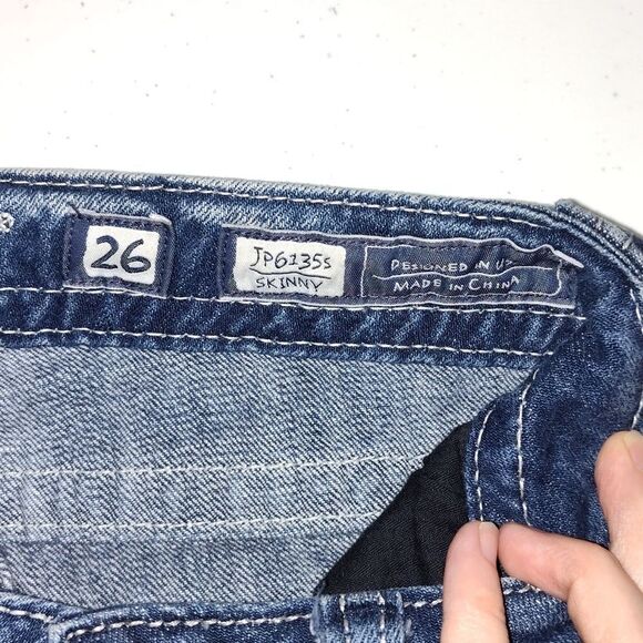 Miss me size 26 skinny jeans embellished pockets with cross - Picture 4 of 11